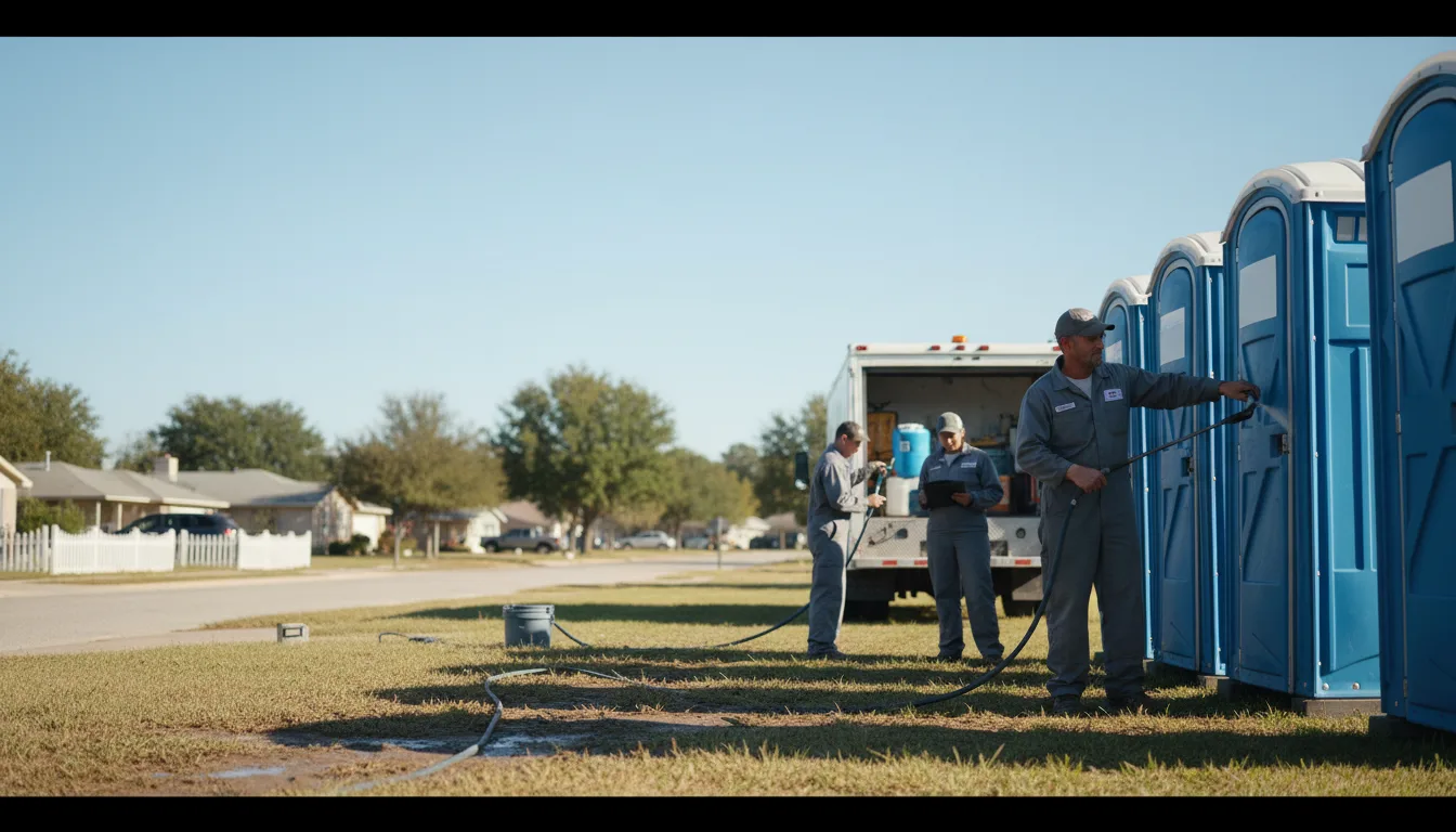 Long-Term Portable Toilet Rental in Mereta, TX near me